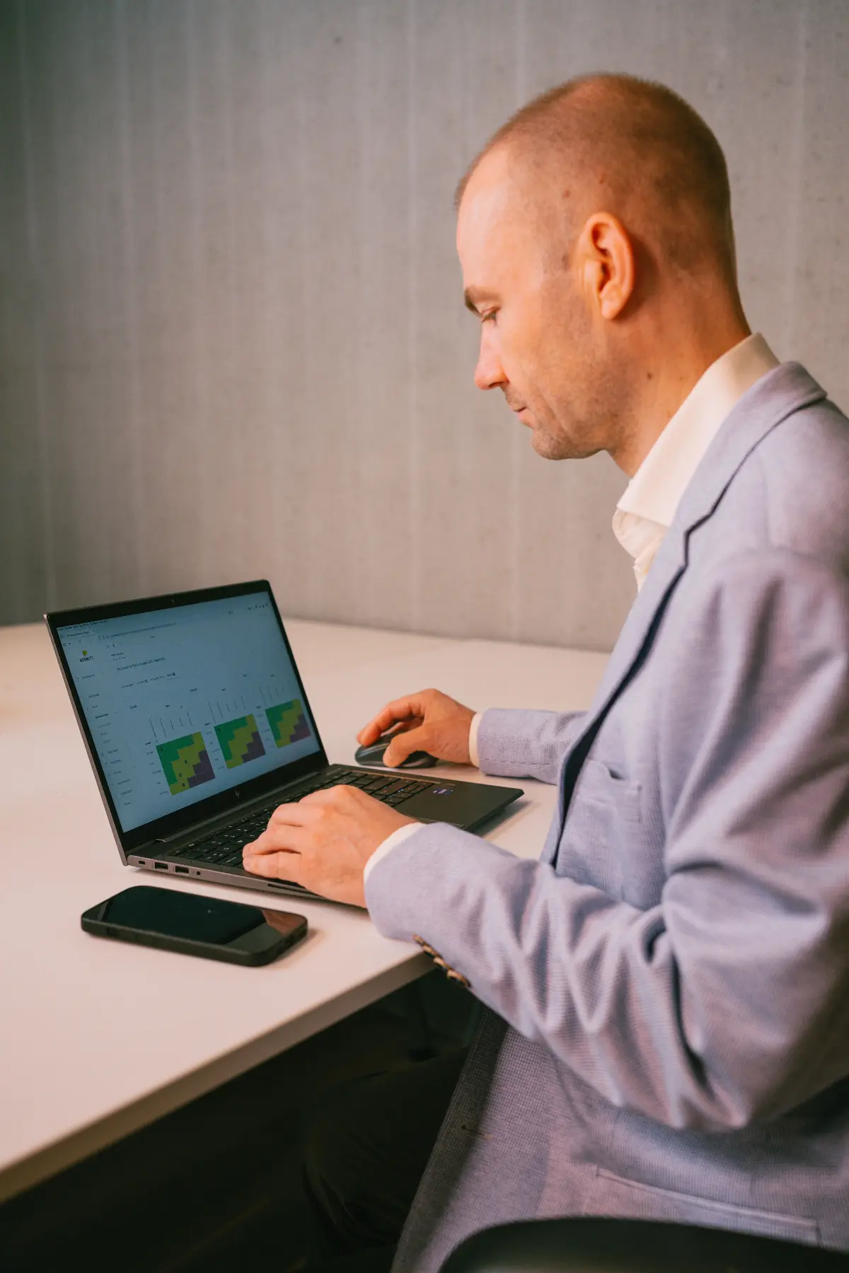 Wouter Parent werkt een risicoanalyse uit met een overzichtelijke prioriteitenmatrix